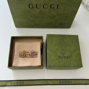 Gucci gold classic earrings